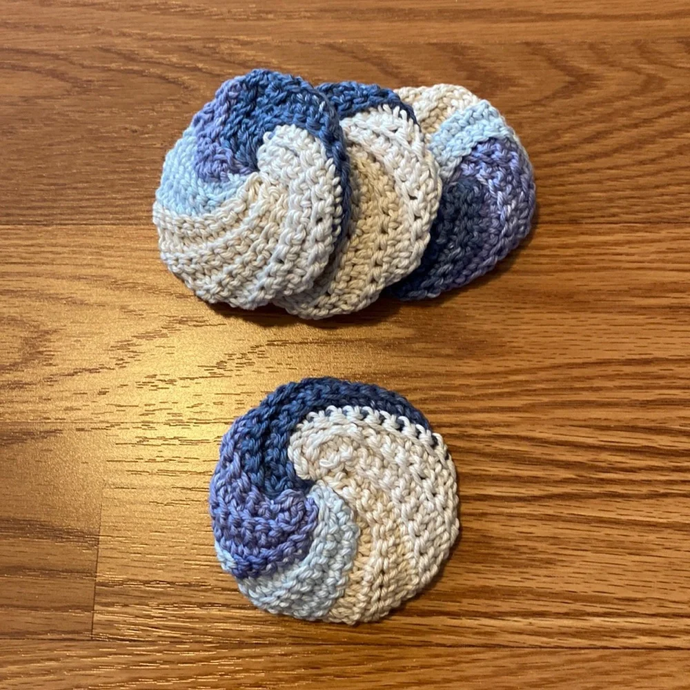 4 pack of crochet scrubbies
